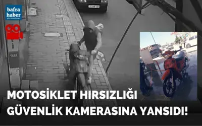 Motosiklet Hırsızlığı Güvenlik Kamerasına Yansıdı!