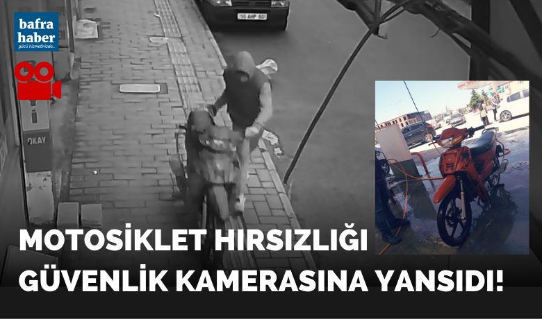 Motosiklet Hırsızlığı Güvenlik Kamerasına Yansıdı!