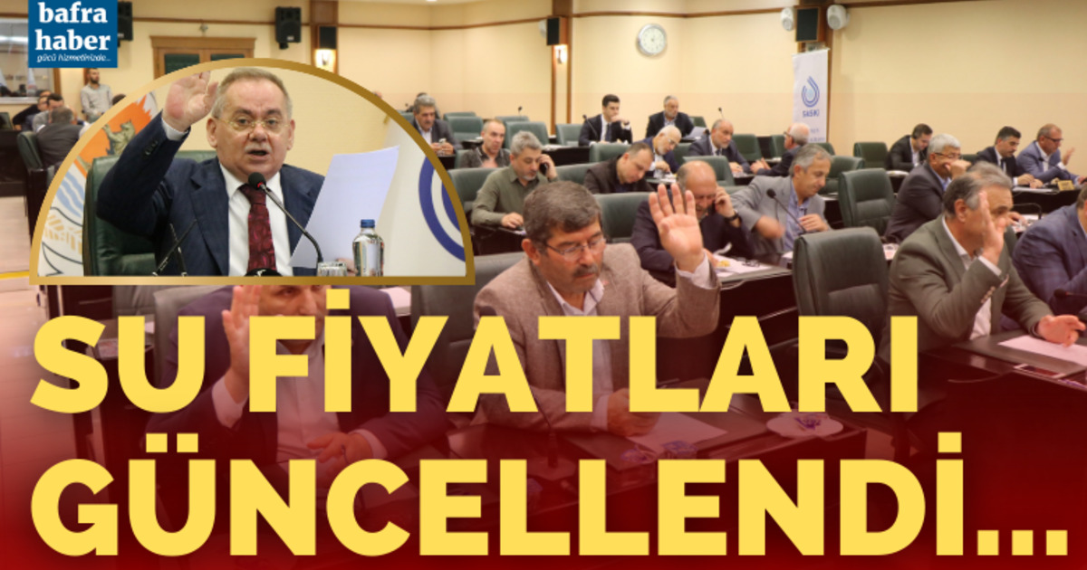 Samsun'da suya zam geldi