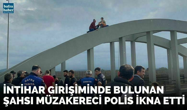 İntihar Girişiminde Bulunan Şahsı Müzakereci Polis İkna Etti