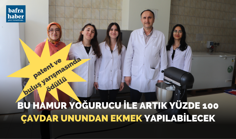 Bu hamur yoğurucu ile artıkyüzde 100 çavdar unundan ekmek yapılabilecek
