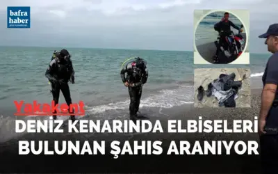 Deniz kenarında elbiseleri bulunan şahıs aranıyor!