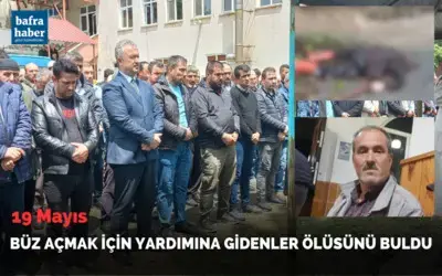 Büz açmak için yardımına gidenler ölüsünü buldu