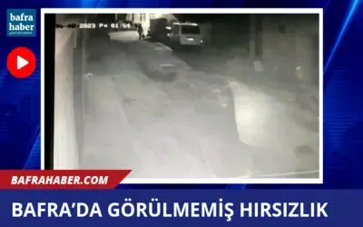 Bafra'da Görülmemiş Çamaşır Hırsızlığı