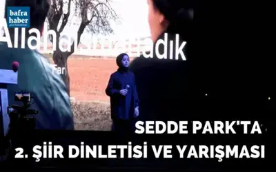 Sedde Park'ta 2. şiir dinletisi ve yarışması