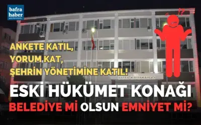 Eski Hükümet Konağı Belediye Mi Olsun Emniyet Mi?