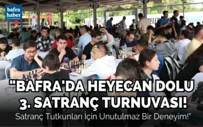 Bafra Belediyesinden 3. Satranç Turnuvası