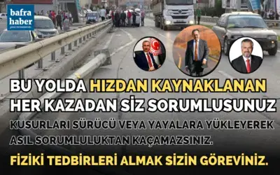 Bu Yolda Hızdan Kaynaklanan Her Kazadan Siz Sorumlusunuz