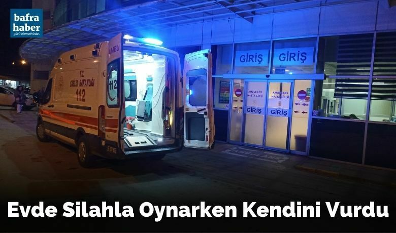 Silahla oynarken kendini vurdu