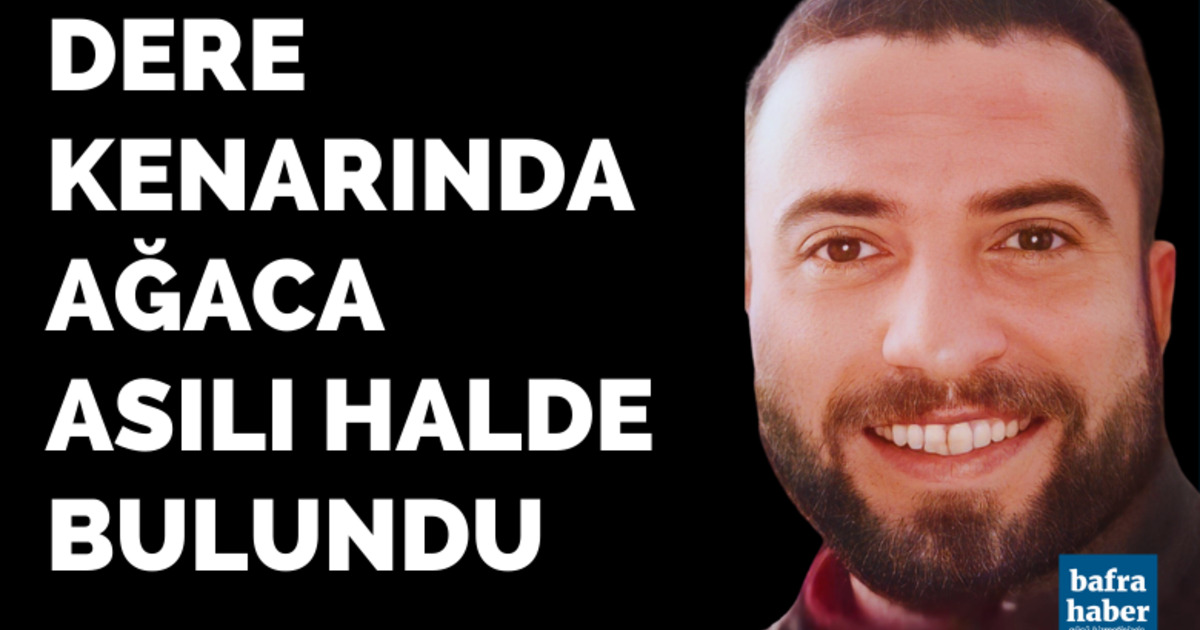 Dere kenarında ağaca asılı halde bulundu 