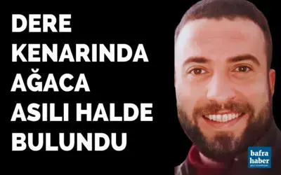 Dere kenarında ağaca asılı halde bulundu 