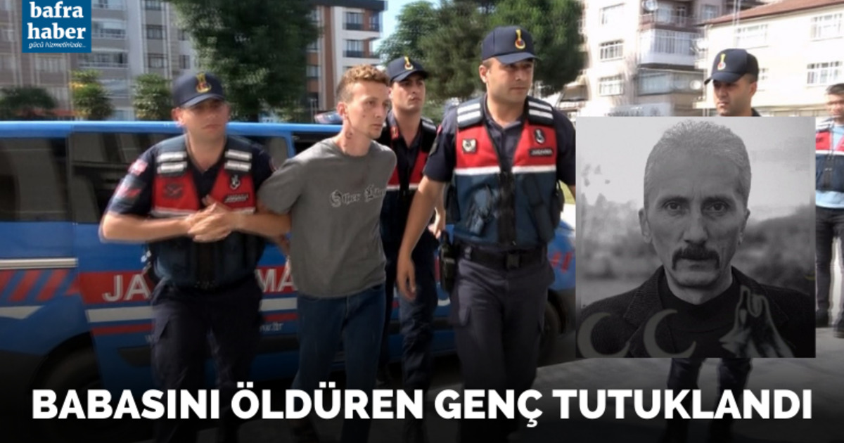 Alaçam'da babasını öldüren genç tutuklandı