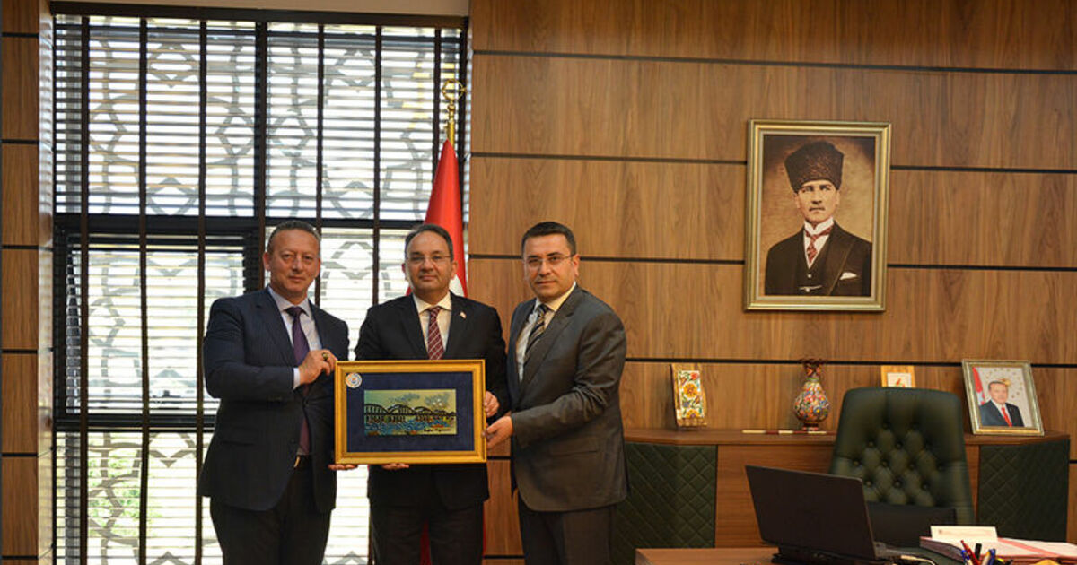 Bafra Tso' Dan Kaymakam Ertürkmen'e Ziyaret