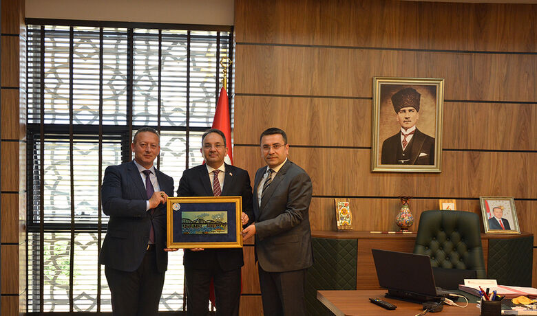 Bafra Tso' Dan Kaymakam Ertürkmen'e Ziyaret