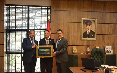Bafra Tso' Dan Kaymakam Ertürkmen'e Ziyaret