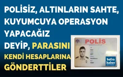 Aldığınız Altınlar Sahte, Kuyumcuya Operasyon Yapacağız Deyip Altınlarını Sattırdılar!