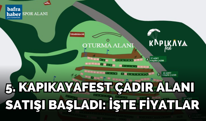 Kapıkayafest Çadır Alanı Satışı Başladı! - Bu yıl 5.si düzenlenecek Kapıkaya Festivali çadır alanı satışları başladı. 