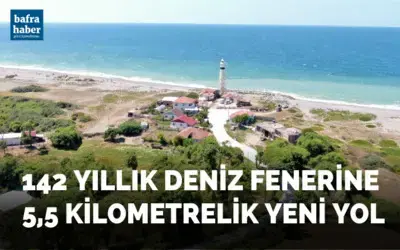 142 yıllık deniz fenerine yeni yol
