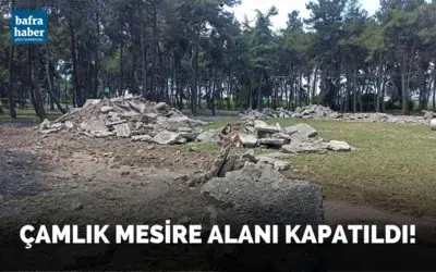 Çamlık Mesire Alanı Kapatıldı!