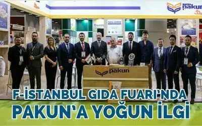 F-istanbul Gıda Fuarı’nda Pakun’a Yoğun İlgi