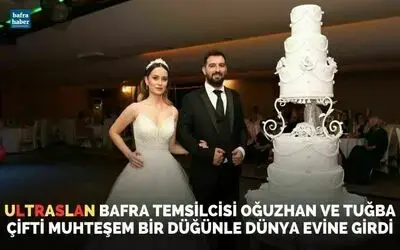 Ultraslan Bafra Temsilcisi Oğuzhan Ve Tuğba Çifti Muhteşem Bir Düğünle Dünya Evine Girdi