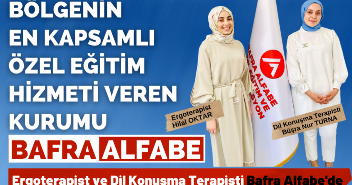 Bölgenin en kapsamlı özel eğitim hizmeti veren kurumu Alfabe