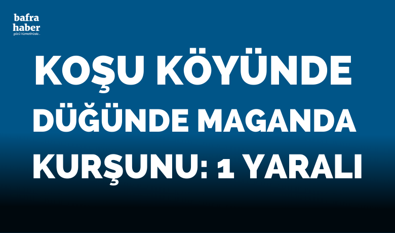 Koşu köyünde kazara 1 kişi yaralandı!