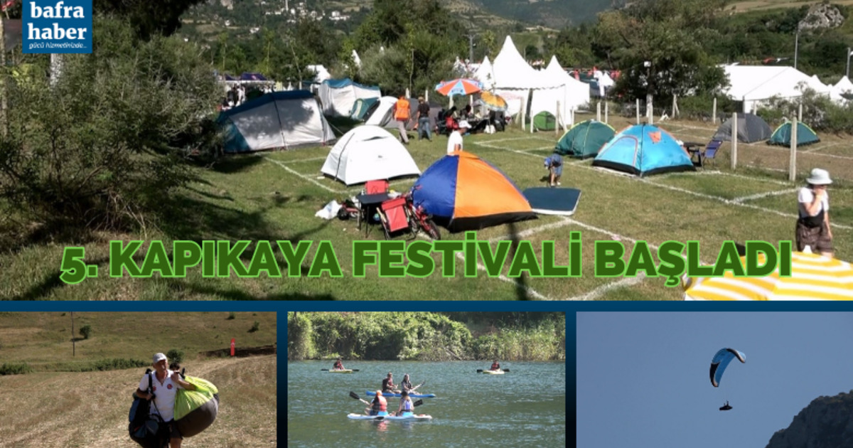 5. Kapıkaya Festivali Başladı