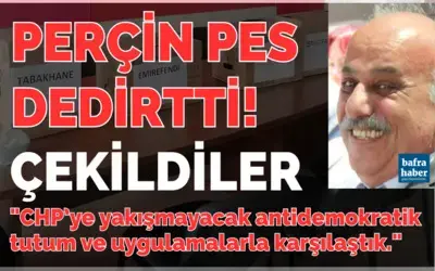 Vahit Perçin Pes Dedirtti: Bafra Değişim Grubu Çekildi!