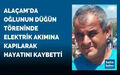 Oğlunun düğün töreninde hayatını kaybetti
