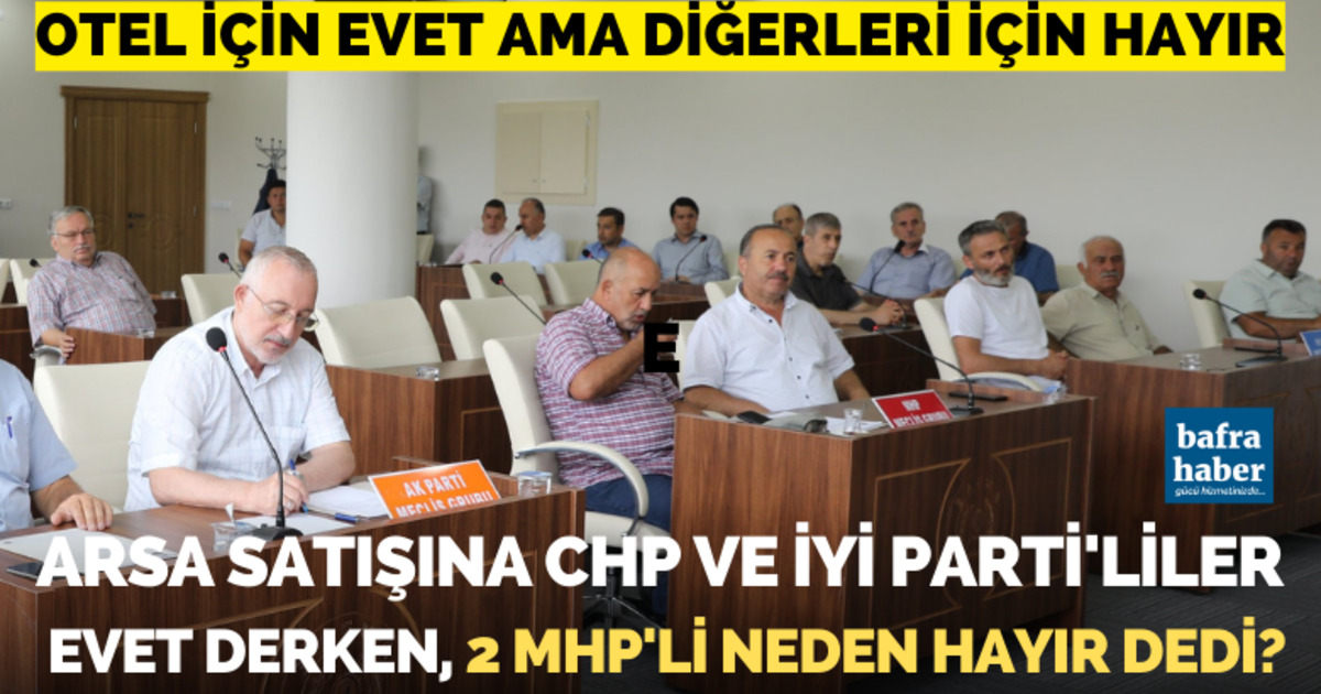 Arsa Satışına Chp Ve İyi Parti'liler Evet Derken, 2 Mhp'li Neden Hayır Dedi?