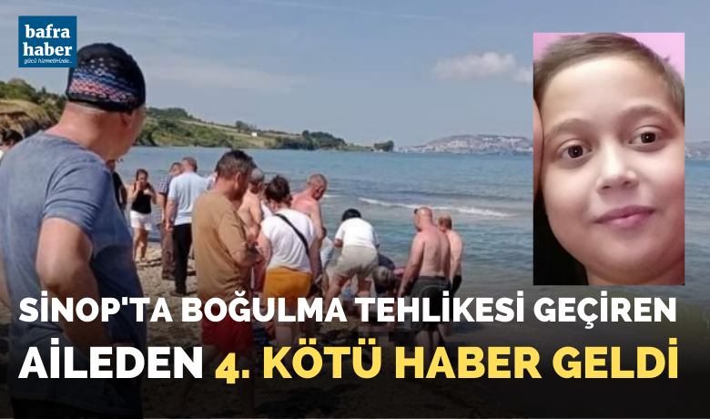 Boğulma Tehlikesi Geçiren Aileden4. Kötü Haber Geldi - SİNOP (İHA) - Sinop'ta denizde boğulma tehlikesi geçiren aileden 4. acı haber geldi.
