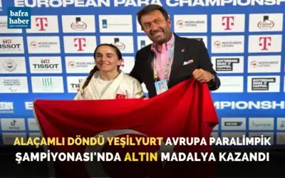 Alaçamlı Döndü Yeşilyurt Avrupa Paralimpik Şampiyonası'nda Altın Madalya Kazandı