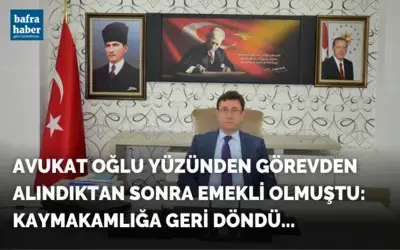 Oğlu Yüzünden Görevden Alındıktan Sonra Emekli Olmuştu: Geri Döndü