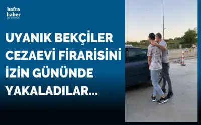Cezaevi Firarisi İzinli Bekçilere Yakalandı!