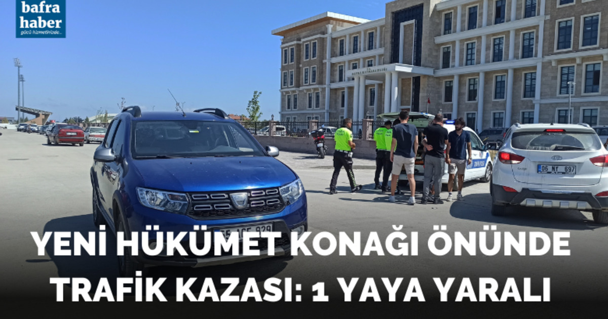 Otomobil yayaya çarptı: 1 yaralı