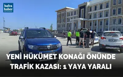 Otomobil yayaya çarptı: 1 yaralı