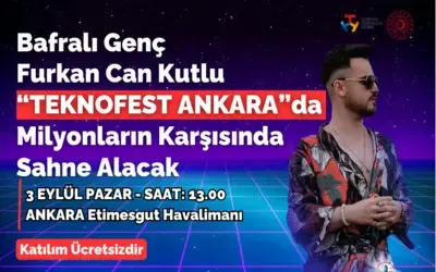 Bafralı Genç Dj Furkan Can Kutlu Teknofest Ankara’da Sahne Alacak