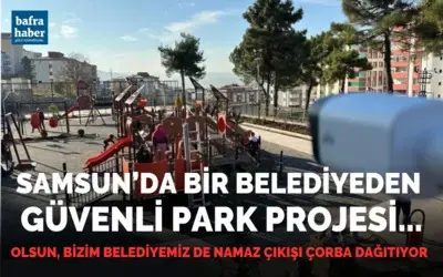 Canik Belediyesinden güvenli park projesi