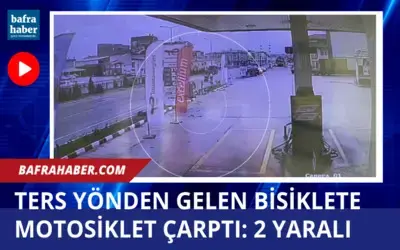 Motosiklet Bisikletliye Çarptı: 2 Yaralı