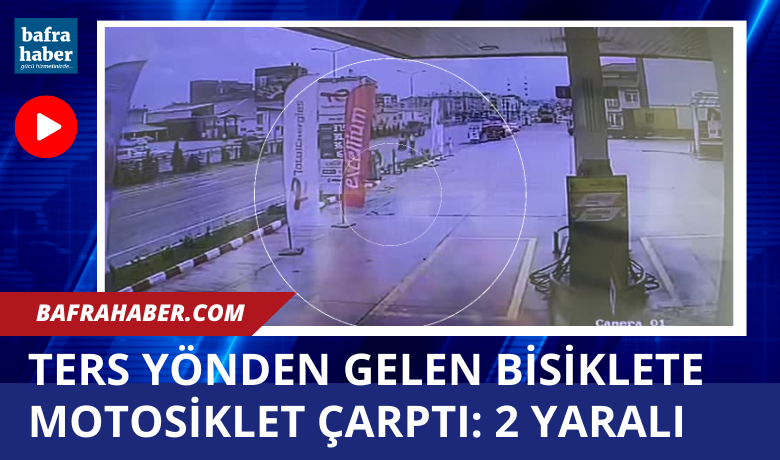 Motosiklet Bisikletliye Çarptı: 2 Yaralı