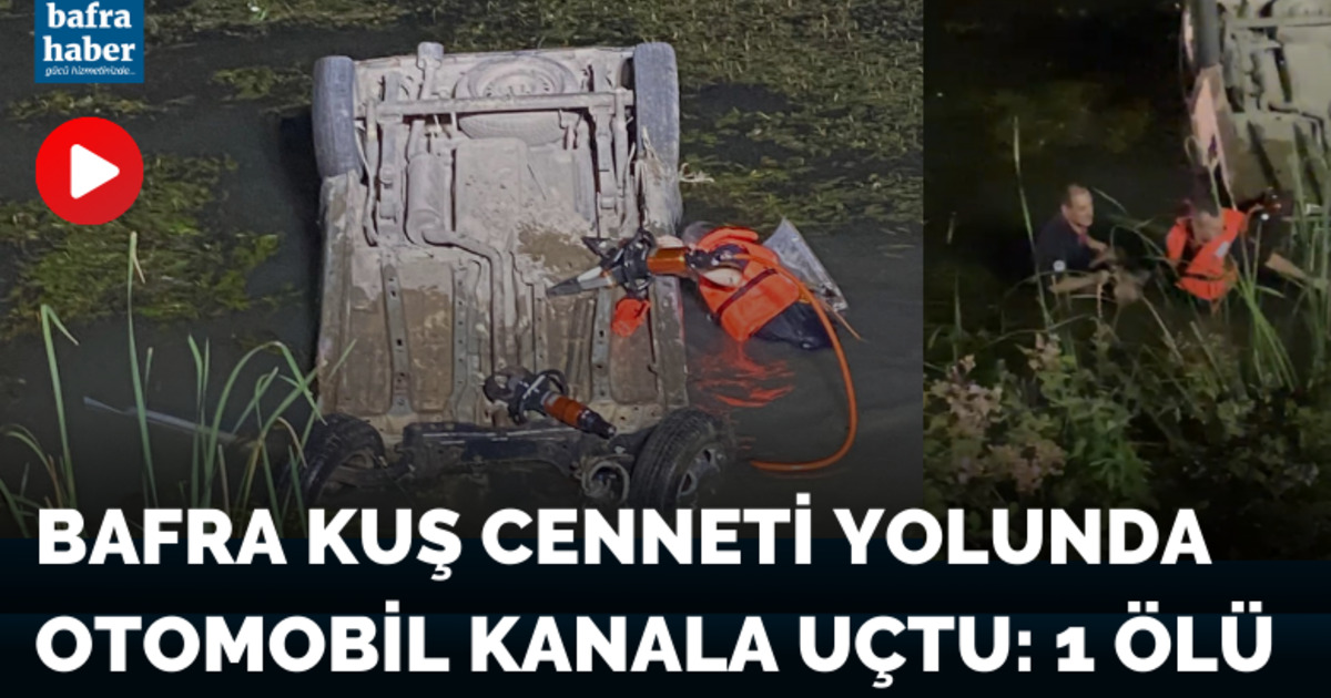 Kanala Düşen Otomobilin Sürücüsü Hayatını Kaybetti