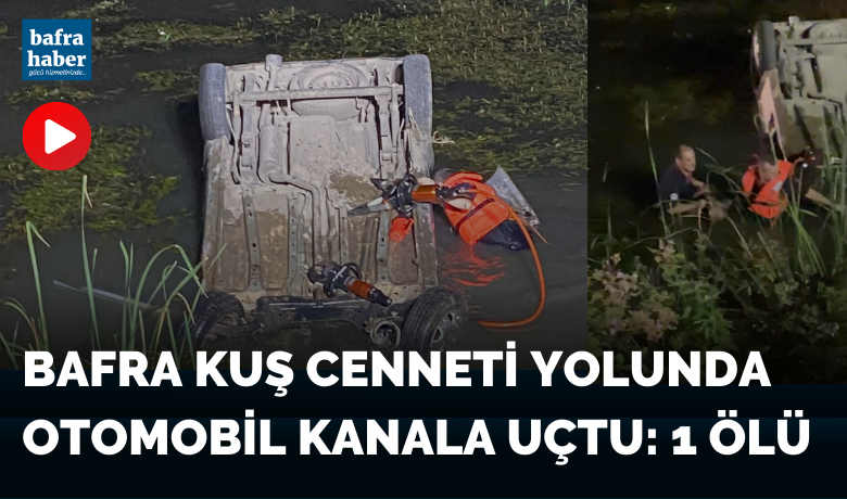 Kanala Düşen Otomobilin Sürücüsü Hayatını Kaybetti