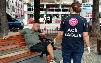 Anıtpark’ta yine sarhoş vakası: Bıçaklanan sarhoş hastaneye kaldırıldı

