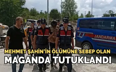 Mehmet Şahin'in ölümüne sebep olan maganda adliyede