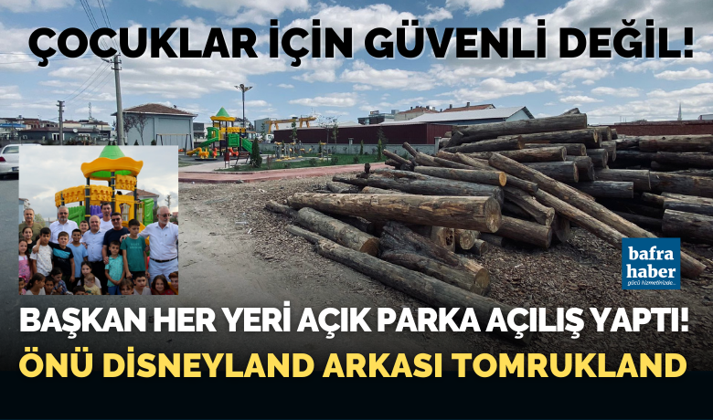 Her Yeri Açık Parka Açılış Yaptı! Önü Disneyland Arkası Tomrukland…