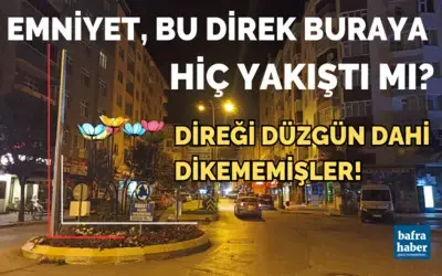 Emniyet Bu Direk Buraya Hiç Yakıştı Mı?