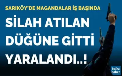 Sarıköy’de Düğünde Magandalar Havaya Ateş Açtı: 1 Yaralı