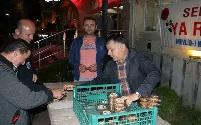Havza Belediyesinden kandil simidi
