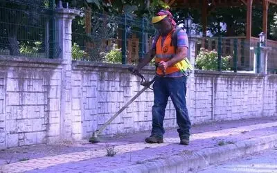 Atakum’un park ve bahçelerinde yoğun mesai
